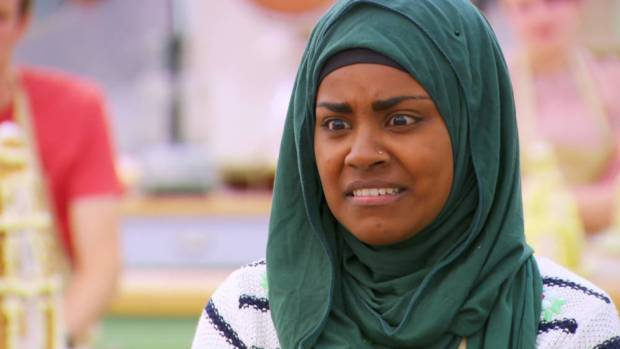 Nadiya Hussain, a contestant on 'The Great British Bake Off'. Broadcast on BBC1 HD. Featuring: Nadiya Hussain Where: United Kingdom When: 23 Sep 2015 Credit: Supplied by WENN **WENN does not claim any ownership including but not limited to Copyright, License in attached material. Fees charged by WENN are for WENN's services only, do not, nor are they intended to, convey to the user any ownership of Copyright, License in material. By publishing this material you expressly agree to indemnify, to hold WENN, its directors, shareholders, employees harmless from any loss, claims, damages, demands, expenses (including legal fees), any causes of action, allegation against WENN arising out of, connected in any way with publication of the material.**