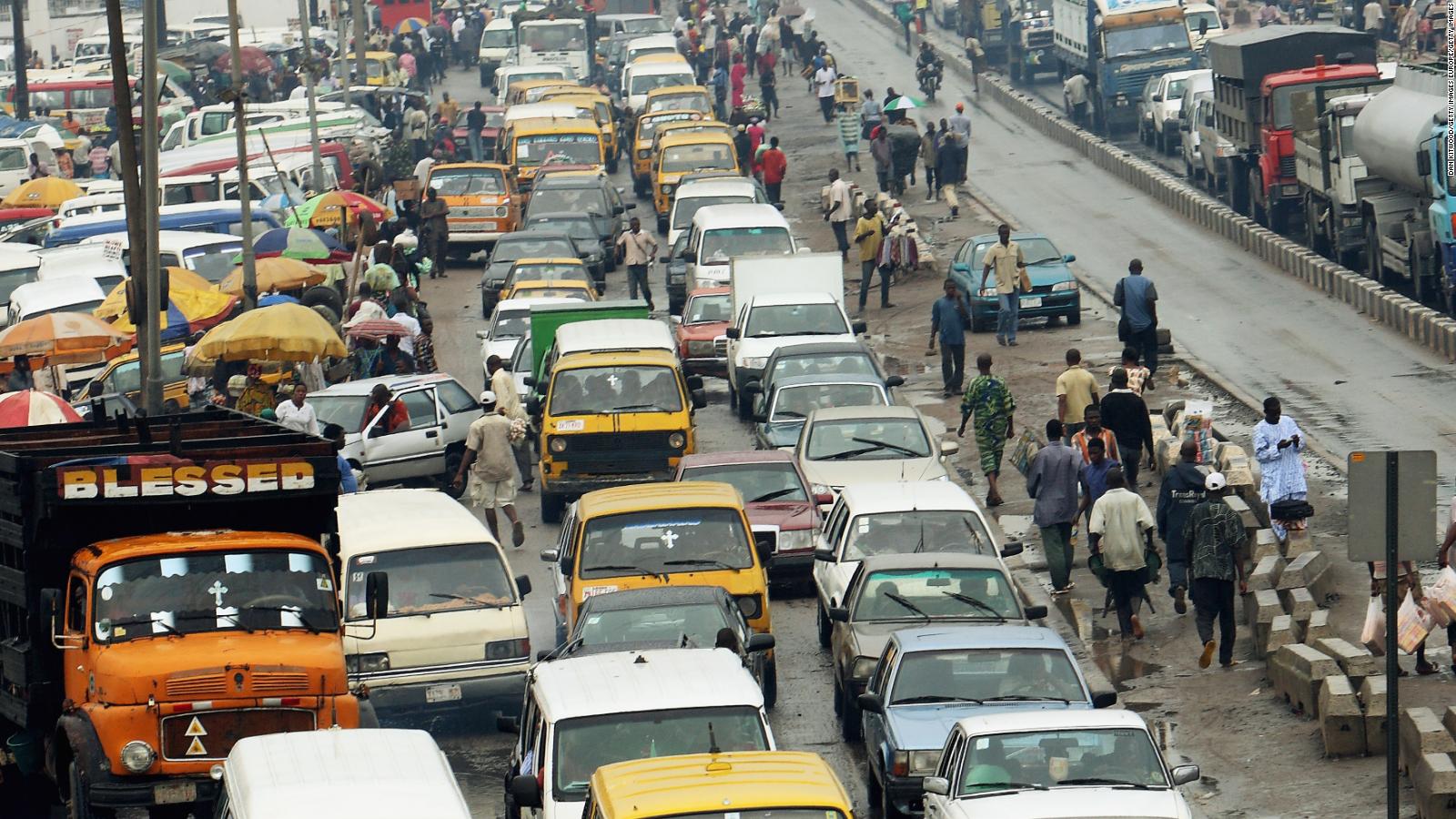 Лагос Нигерия пробки