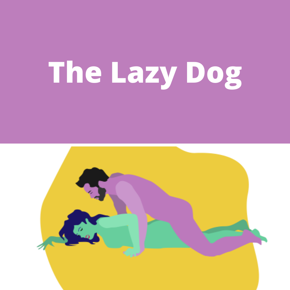 lazy dog position