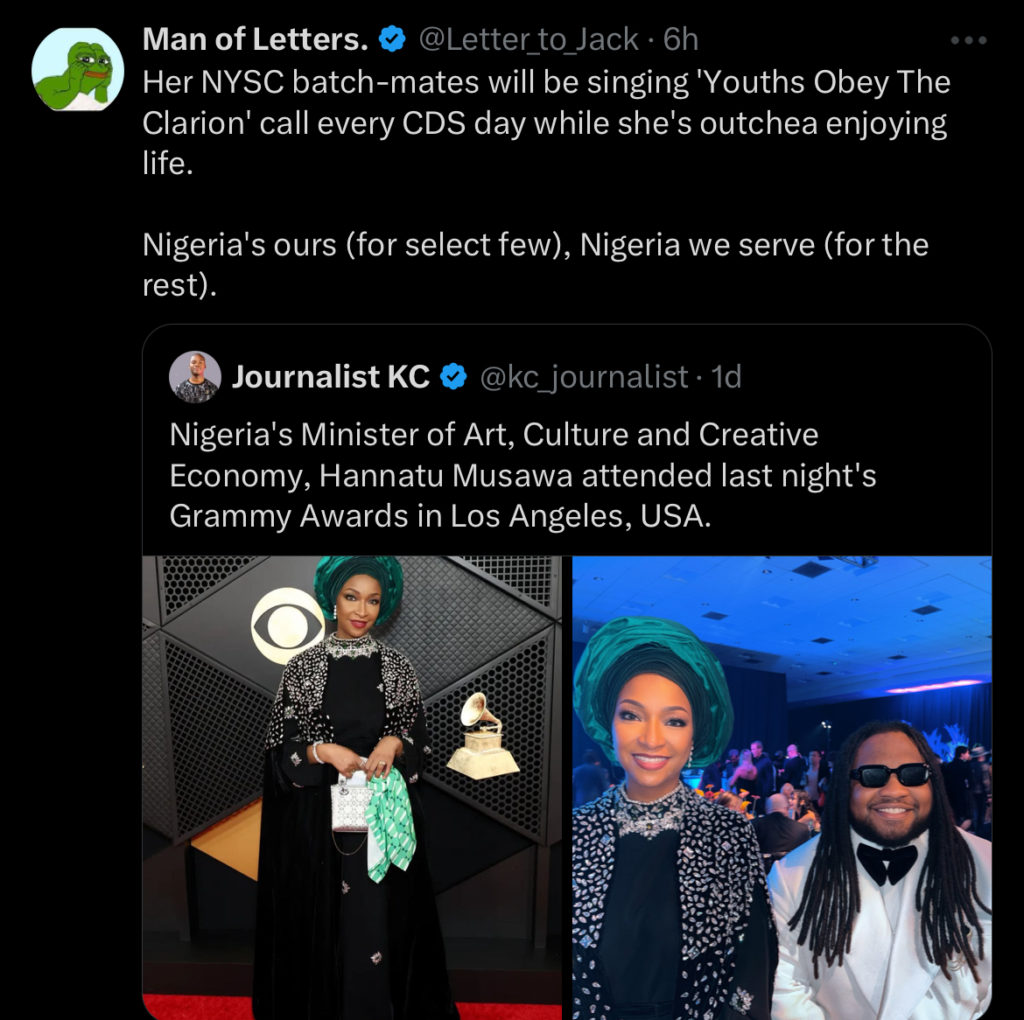 Hannatu Musawa: Why the Nigerian Minister Trended For Her Grammy Awards Attendance